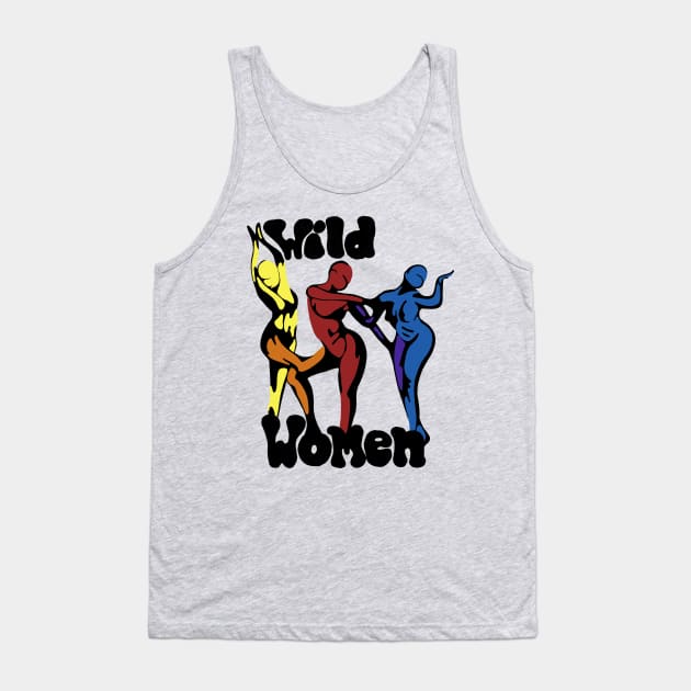 Rainbow Wild Women Tank Top by Slightly Unhinged